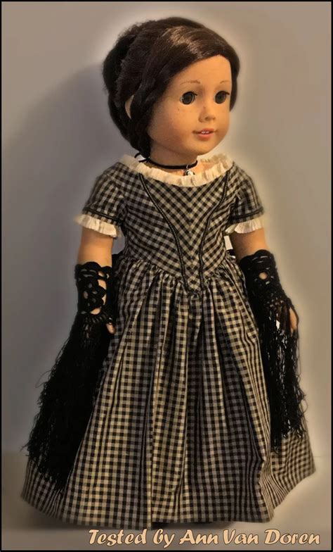 Pdf Sewing Pattern Jane Eyre 1840s Dress For 18 Inch Dolls Etsy