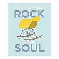 So the government came up with the idea of producing the keep calm and carry on motivational poster to help raise public morale. Affiche Keep calm and rock your soul 40 x 50 cm | Castorama
