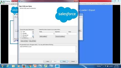 When you are logged in, click next. Export Data from Salesforce using Data Loader - Step by ...