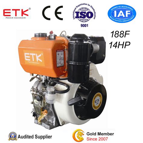 Ceandiso9001 Approved Small Air Cooled Single Cylinder Diesel Engine