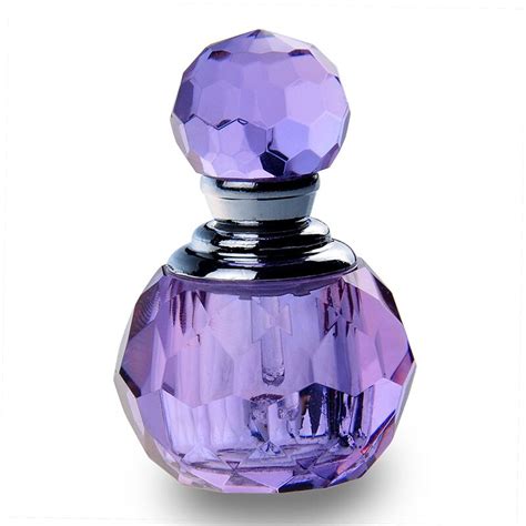 Beleza Roxo Cor Frasco De Perfume Mulheres Pequena Garrafa Recipientes Vazios Recarregáveis