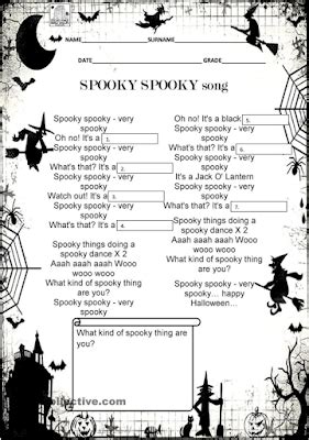 Fuentes' English Corner : Spooky Spooky_Halloween Song