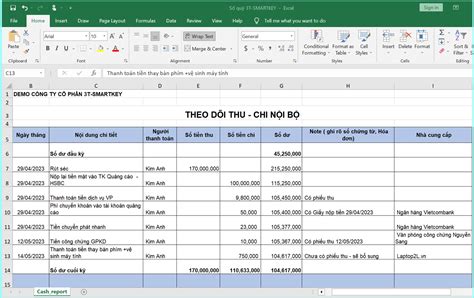 Hướng dẫn sử dụng TCloud Cập nhật dữ liệu từ sổ quỹ tiền mặt TCloud Phần mềm kế toán
