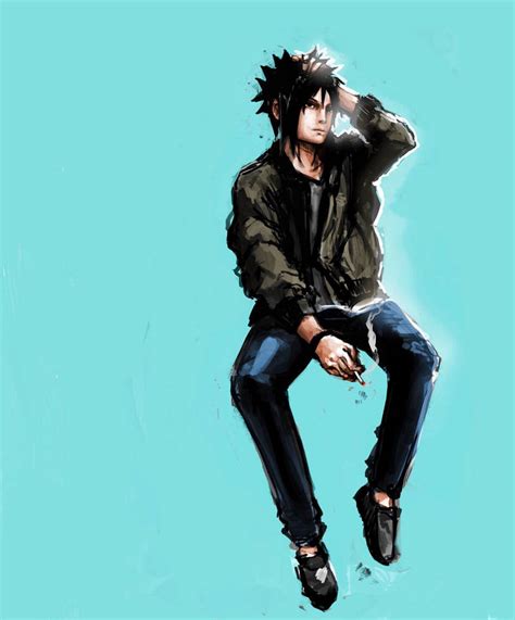 Sasuke Modern Look By Valeriakim On Deviantart