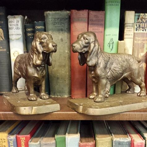 Spaniel Bookends By Frankart 1920s Vintage Dog Spaniel Bookends