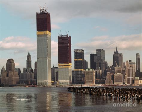 Manhattan Skyline Including Twin Towers Photograph By Bettmann Fine