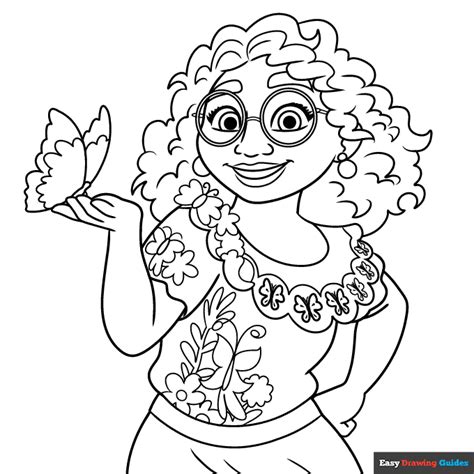 Mirabel Encanto Coloring Page In Free Disney Coloring Pages Porn