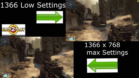 Call Of Duty Black Ops 2 PC Graphics Comparison High Settings Vs Low