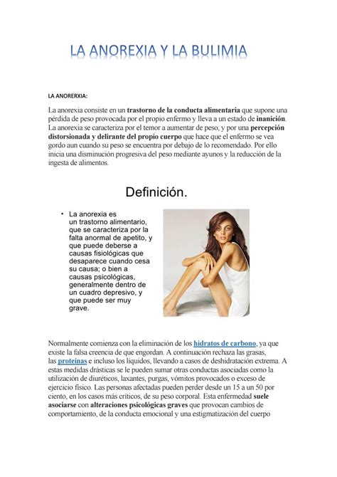 La Anorexia Y La Bulimia Practica By Arturo Issuu