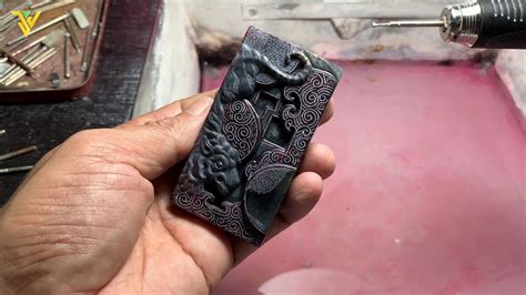 amazing black jade carving art jade jewelry youtube