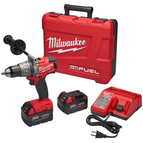 Milwaukee M18 FUEL 1 2 In Cordless Hammer Drill Driver Kit By Milwaukee