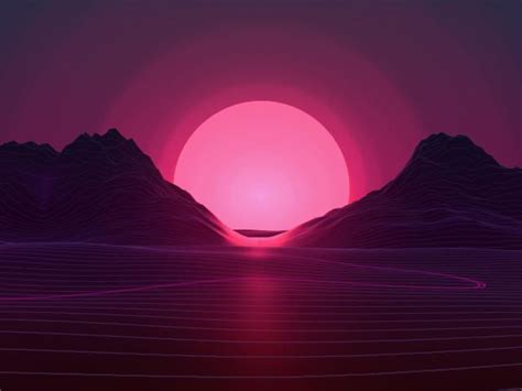 Neon Sunset Wallpaper Hd Artist 4k Wallpapers Images And Background
