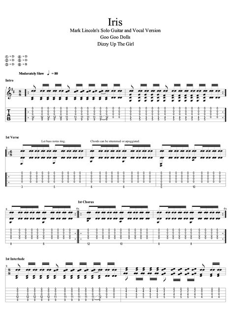 See realtime chords on guitar, piano and ukulele as you are listening the song. Goo Goo Dolls - Iris Guitar Lesson