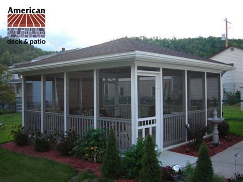 Often, a deck is connected to a home, but you can put it anywhere you like. American Deck Inc.- Gallery Array | Screened gazebo ...