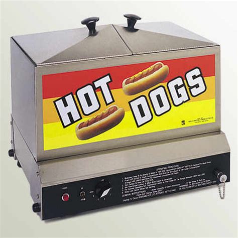 Hot Dog Steamer And Bun Warmer