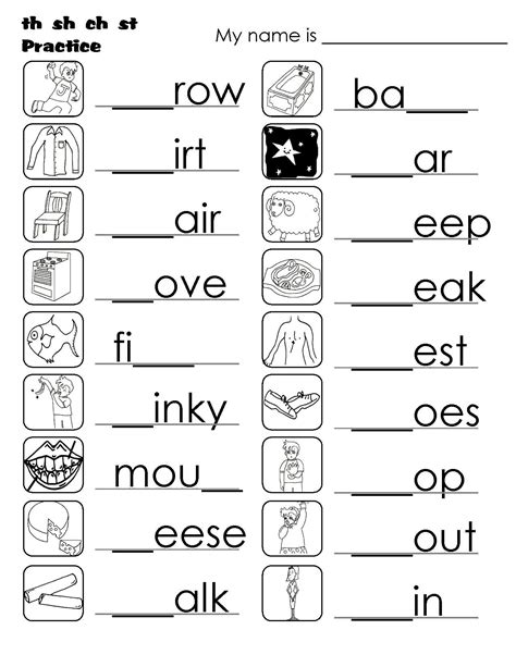 Kindergarten Phonics Worksheets Briefencounters