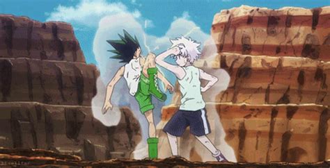 Gon Vs Killua Collab Gon Freecss Anime Amino