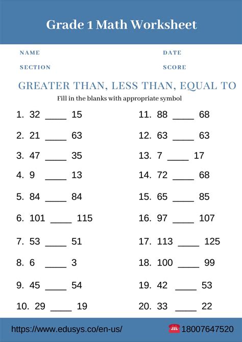 Diy math worksheets circle the smallest number match the following color long. 1St grade math worksheets printable free pdf download by ...