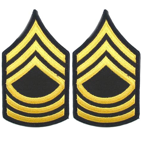 Asu Rank Army Sew On Chevron Patch For Service Uniform Sold In Sets