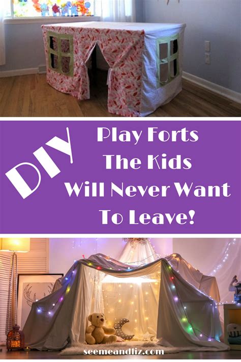7 Diy Indoor Play Forts Kids Will Never Want To Leave Seeme And Liz