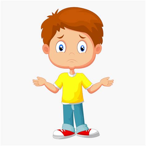 Kid Confused Clipart