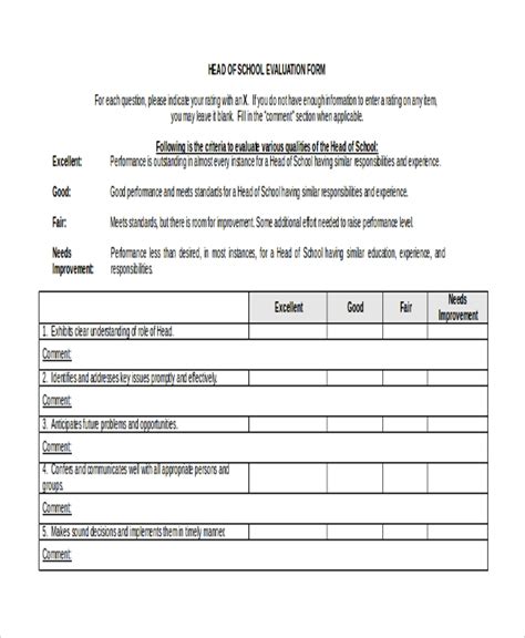 We did not find results for: FREE 12+ Sample School Evaluation Forms in PDF | MS Word ...