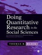 Doing Quantitative Research In The Social Sciences SAGE Publications Ltd