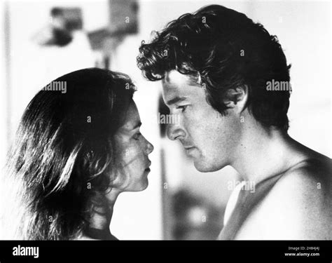 Richard Gere Valerie Kaprisky On Set Of The Film Breathless Orion Pictures 1982 Stock