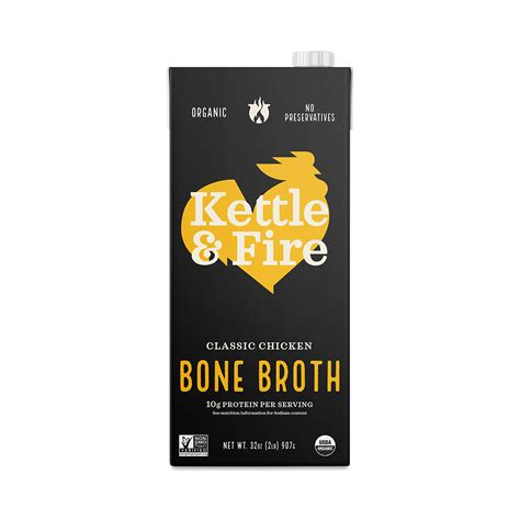 Kettle And Fire Chicken Bone Broth Thrive Market