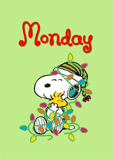Happy Monday Peanuts Snoopy Peanuts Cartoon Charlie Brown And Snoopy