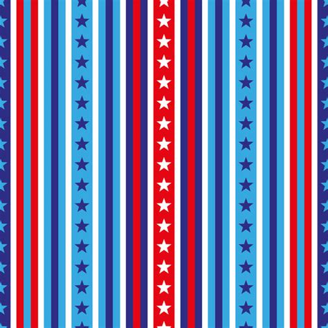 Patriotic Fabric Custom Print Fabric Red White And Blue Stripes With