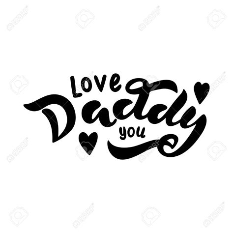 free download i love you daddy vector typography illustration isolated on [1300x1300] for your