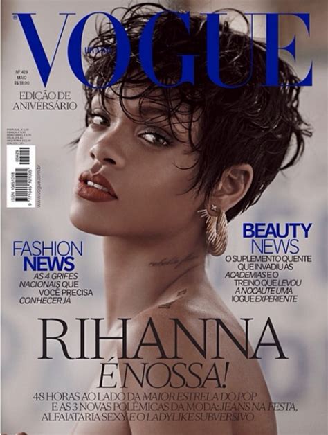 Rihanna Covers Vogue Braziltwice By Her Own Rules