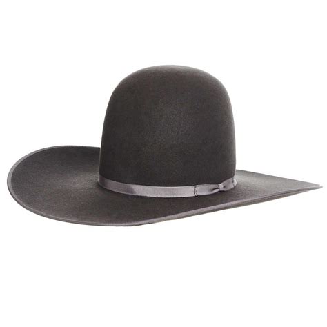 Rodeo King 7x Slateslate Be 4 2in Brim Open Crown Felt Cowboy Hat