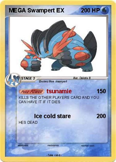 Pokémon Mega Swampert Ex 13 13 Tsunamie My Pokemon Card