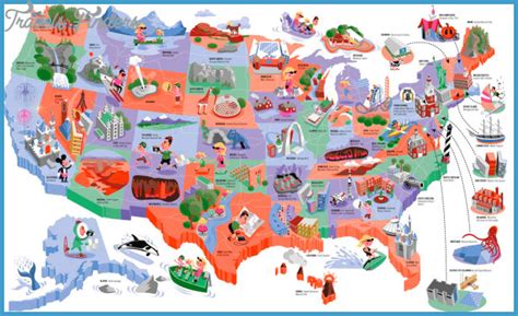 United States Map Tourist Attractions Travelsfinderscom