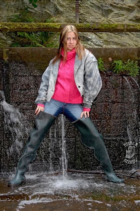 Nice girls in wadershübsche girls in waders. 123 best Rubber Boots Mud and Water images on Pinterest