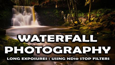Waterfalls And Light Using An Nd10 Stop Filter At Goit Stock