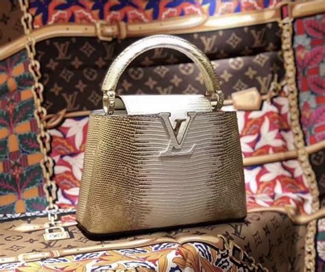 Louis Vuitton Ombre Lizard Mini Capucine Bag — Collecting Luxury