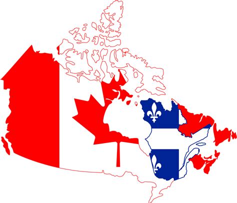 Fileflag Map Of Canada With Independent Quebecpng