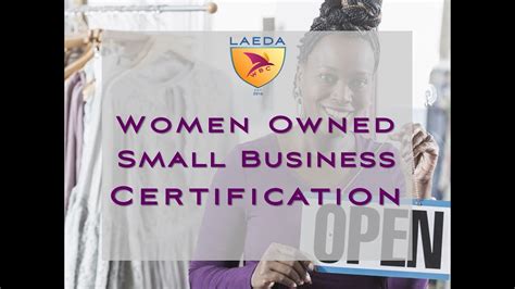 Women Owned Small Business Certification Youtube