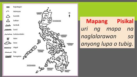 Mapa Ng Rehiyon Na May Anyong Lupa At Tubig Anyong Pataga