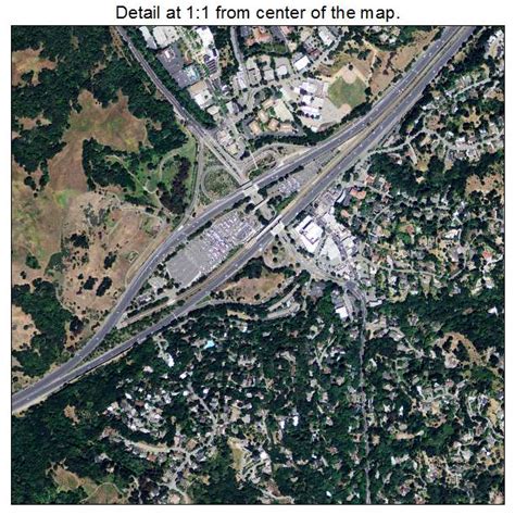 Aerial Photography Map Of Orinda Ca California