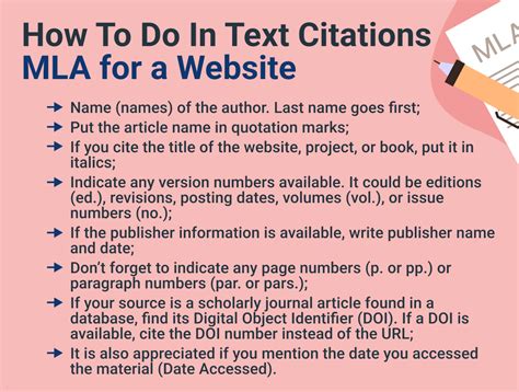 How To Write In Text Citation Mla A Complete Guide For Students
