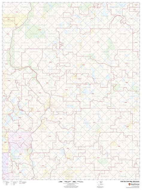 Polk Zip Code Map Wisconsin Polk County Zip Codes