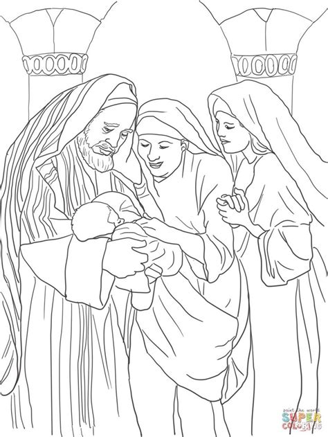 Download these free john the baptist coloring sheets and caricature sketches for the kids in your ministry. Zechariah, Elizabeth and Baby John the Baptist | Super ...