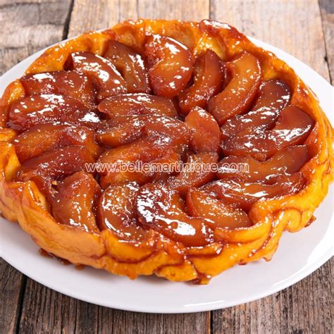 Tarte tatin ananas gingembre Belle Martinique