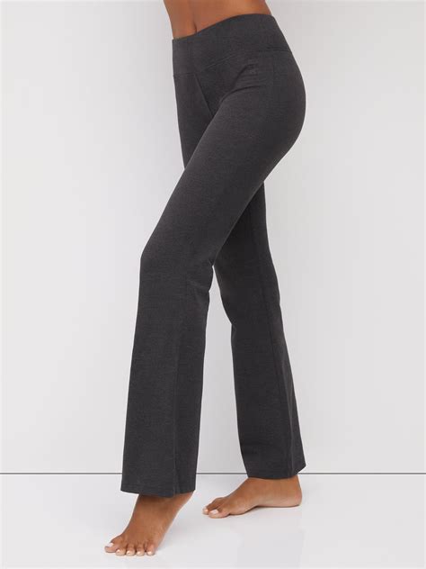 Tall Mid Rise Bootcut Yoga Pant Heather Grey Nyandco