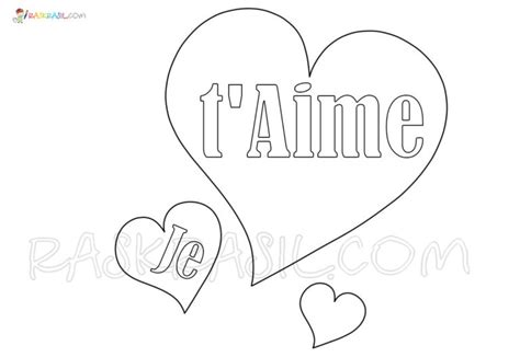 Coloriage Je t aime nouvelles images pour une déclaration d amour