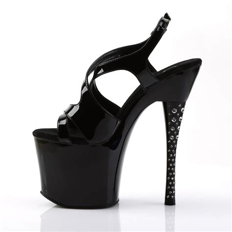 pleaser extreme platform slip on mule stripper high heels adult women diamond7xx ebay